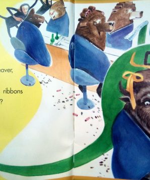 Alternative view of Brontosaurus, beaver