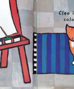 Alternative view of Cleo's colour book