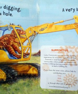 Alternative view of Dinosaur dig