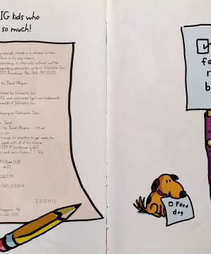 Alternative view of Eddie gets ready for school