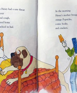 Alternative view of Henry and Mudge get the cold shivers