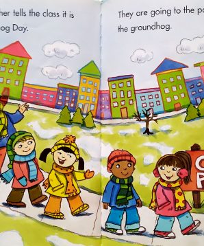 Alternative view of Max celebrates Groundhog Day