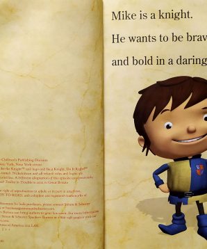 Alternative view of Mike the knight: Mike and Trollee in trouble