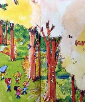 Alternative view of The leaves on the trees