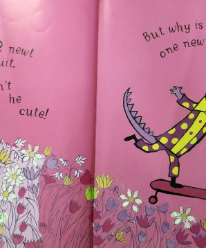 Alternative view of The newt in the suit