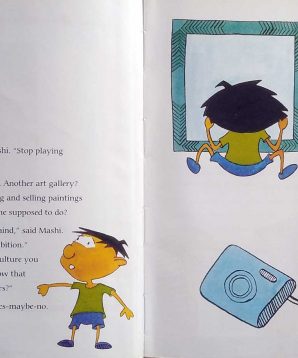 Alternative view of A trail of paint