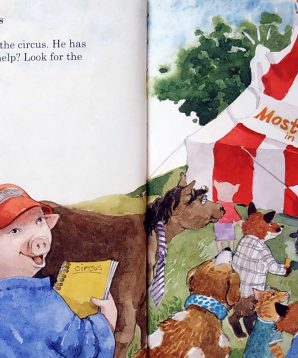 Alternative view of Adding with Sebastian Pig and friends at the circus