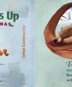 Alternative view of Bear stays up for Christmas