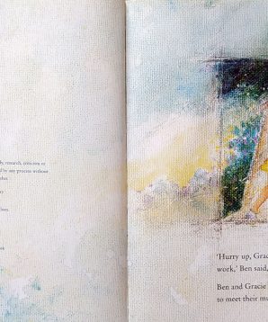 Alternative view of Ben and Gracie's art adventure