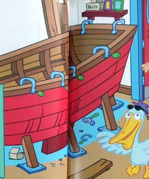 Alternative view of Billy's boatshed: the project