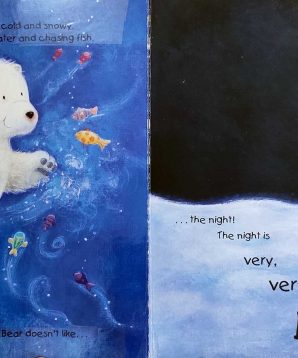 Alternative view of Brave little polar bear
