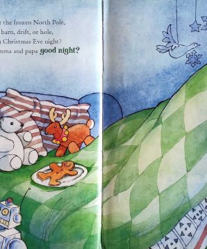 Alternative view of Christmas eve good night