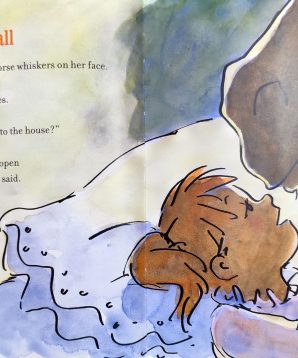 Alternative view of Cowgirl Kate and Cocoa: horse in the house