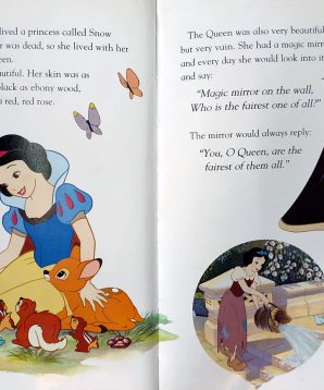 Alternative view of Disney princess: Snow White and the seven dwarfs