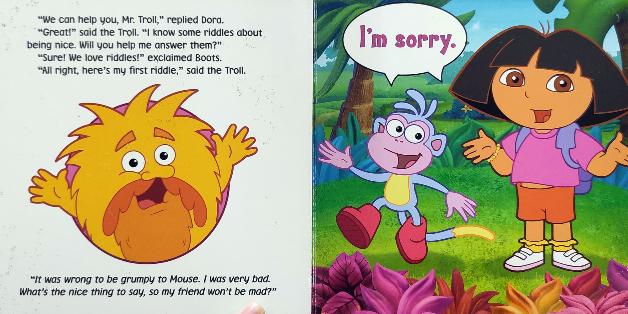 Dora The Explorer Manners Book