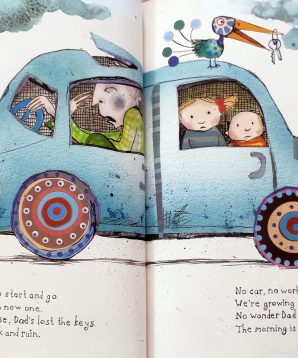 Alternative view of Down the back of the chair