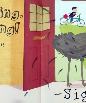 Alternative view of Emu on the loose