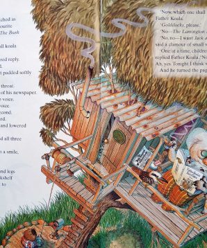 Alternative view of Father Koala's fairy tales