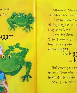 Alternative view of Growing frogs