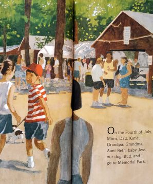 Alternative view of Happy birthday America