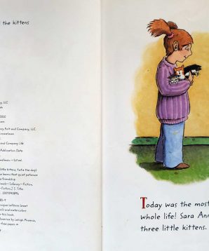 Alternative view of Katie loves the kittens