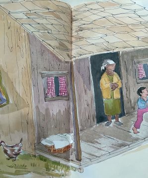 Alternative view of Knockin on wood