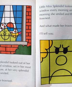 Alternative view of Little Miss Splendid and the house with a view (Mr. Men and Little Miss)