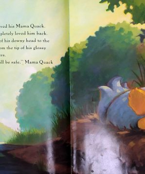 Alternative view of Mama's little duckling