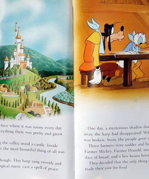 Alternative view of Mickey's beanstalk