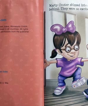 Alternative view of Monster boy's art project