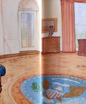 Alternative view of Mr. President goes to school