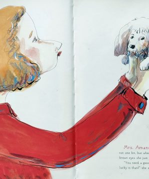 Alternative view of Mr and Mrs Portly and their little dog, Snack