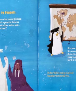 Alternative view of Penguin and the cupcake