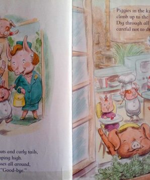 Alternative view of Piggies in the kitchen