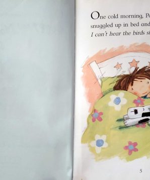 Alternative view of Poppy and Max and the snow dog