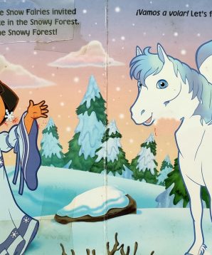 Alternative view of Dora the explorer: the snow fairies' skating party