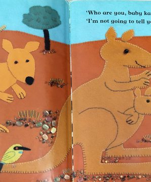 Alternative view of Who are you, baby kangaroo?