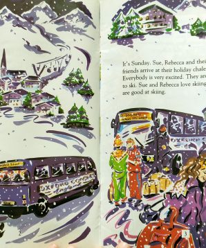 Alternative view of Ski race