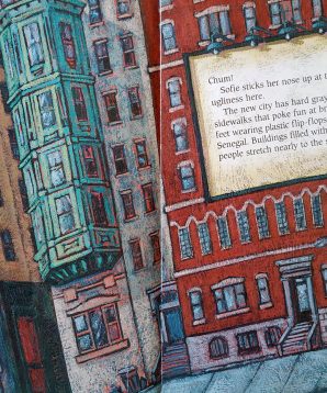 Alternative view of Sofie and the city