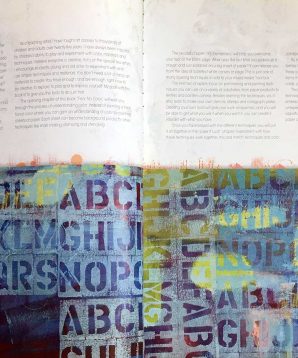 Alternative view of Acrylic techniques in mixed media