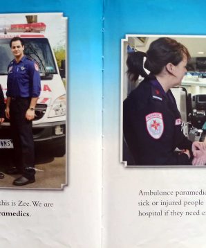 Alternative view of Ambulance paramedic