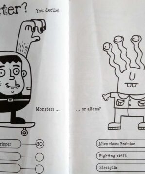 Alternative view of Awesomely brilliant doodles: monsters and aliens