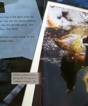 Alternative view of Blind triathletes