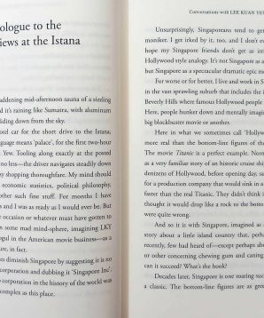 Alternative view of Conversations with Lee Kuan Yew