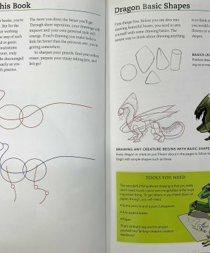 Alternative view of Dragon art drawing workshop