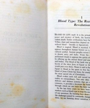 Alternative view of Eat right for your type