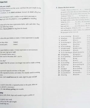 Alternative view of First certificate language practice