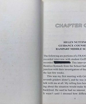 Alternative view of Griff Carver: hallway patrol