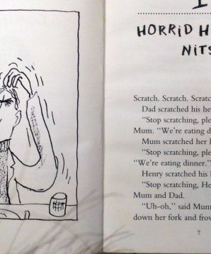 Alternative view of Horrid Henry's nits