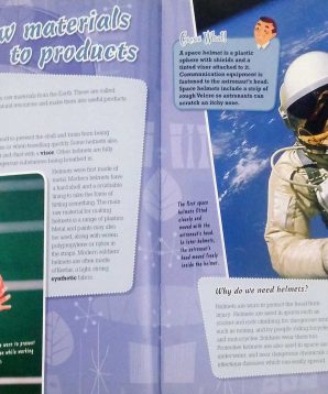 Alternative view of How are they made: helmets